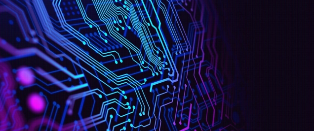 Abstract image of a circuit board